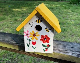 Main Afternoon Bird House Painting