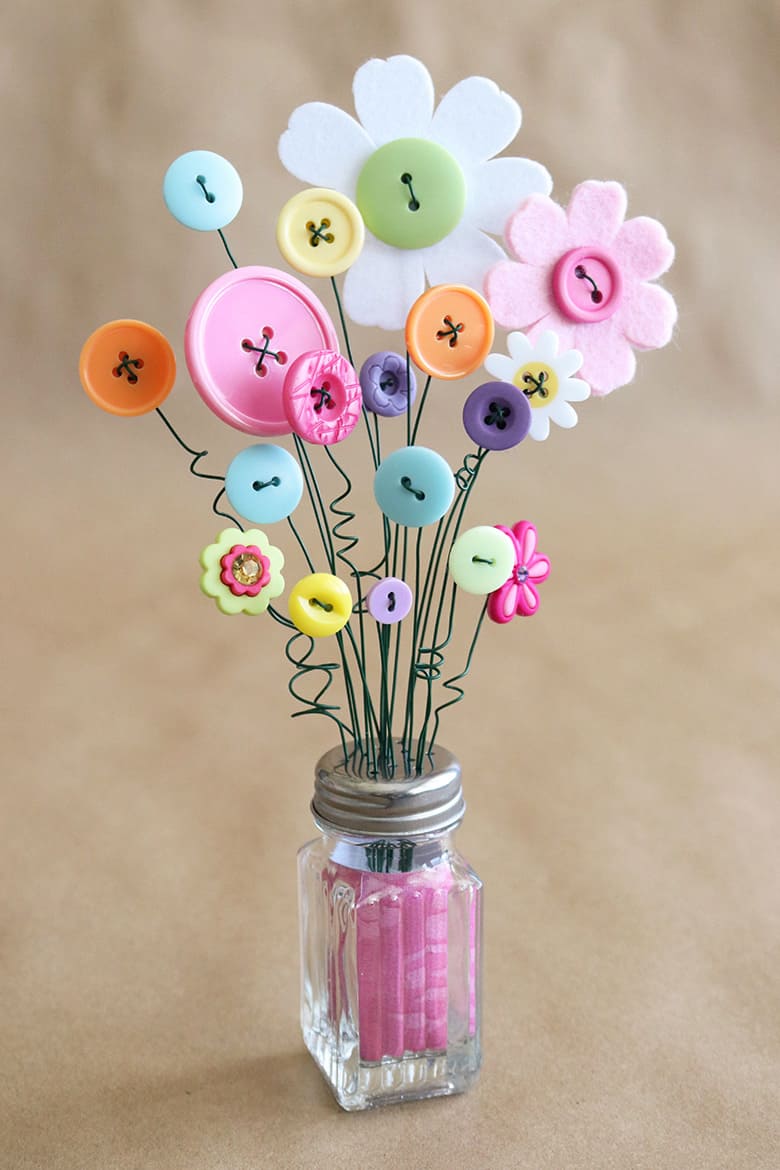 Onsted Salt Shaker Button Bouquets Morning