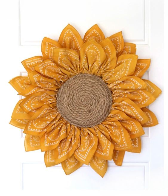 Onsted Morning Sunflower Wreath