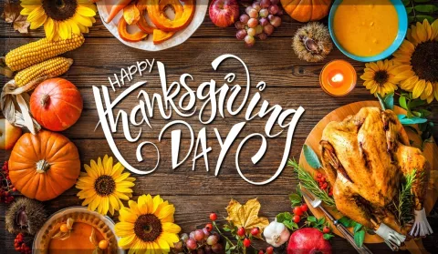 CLOSED FOR THANKSGIVING